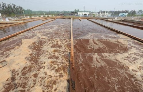 （圖：電廠煙氣脫硫廢水起泡泡沫池）