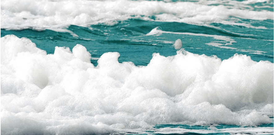 (圖:海水處理起泡場景)